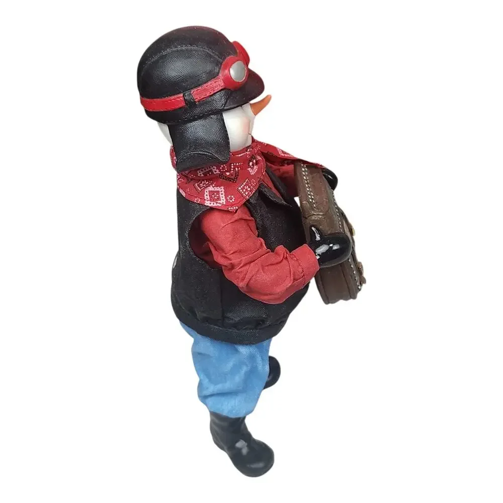VTG 2003 Clothtique Possible Dreams Snowfolk Rocky Snowtread Biker 718116 w/ box